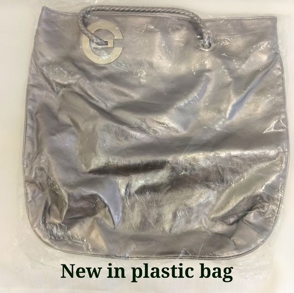 New ELIZABETH GRANT Metallic Tote Bag BP - Picture 6 of 7